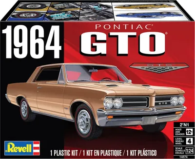 Produktbild von Revell Modellbausatz Pontiac GTO 1964 1:24 Maßstab Auto