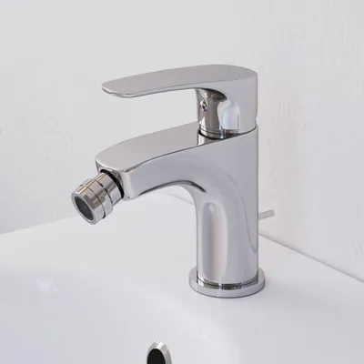 Immagine prodotto di Kronenbach Rivara: miscelatore monocomando per bidet con gruppo di scarico da 1 1/4