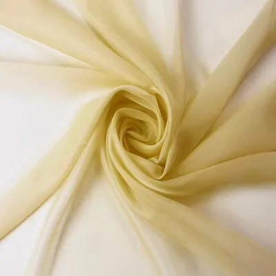 Produktbild von Voile Stoff Meterware | Breite ca. 280 cm Hellbraun