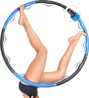 Immagine prodotto di Famanu, anello fitness con borsa da trasporto - 6-8 elementi rimovibili, adatto a adulti e bambini