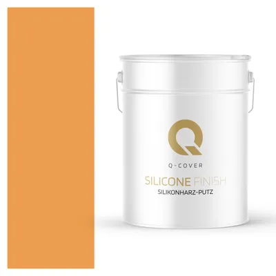 Produktbild von Silikonharz-Putz |  Orange Rollputz Silikonputz | Fassadenputz | Kratzputz Oberput  Strukturputz Fertigputz Wände Und Decken| 15 kg 1 mm