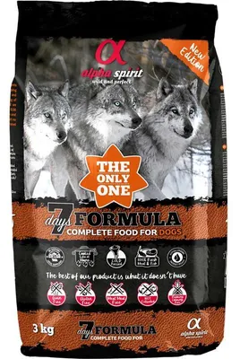 Image de alpha spirit Dog The Only One 7 jours 3 kg