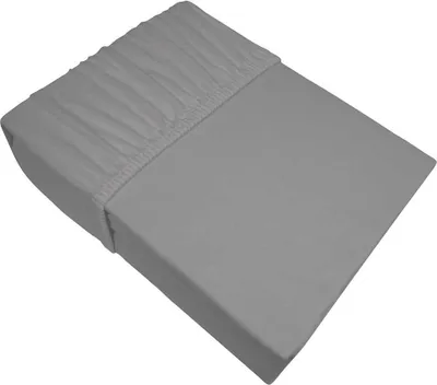 Produktbild von Spannbettlaken, dick, Jersey 100% Baumwolle 180x200 Grau