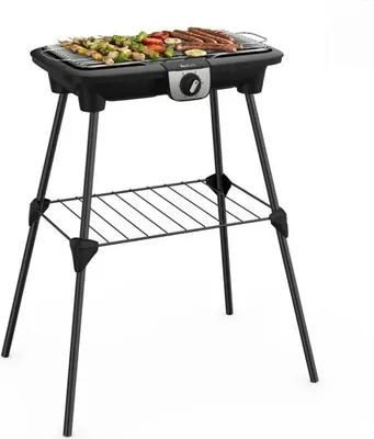 Obrázek produktu pro Tefal BG921812, Grilování, Vozík, Rošt, Černá, Obdélníkový, 4 noha/nohy