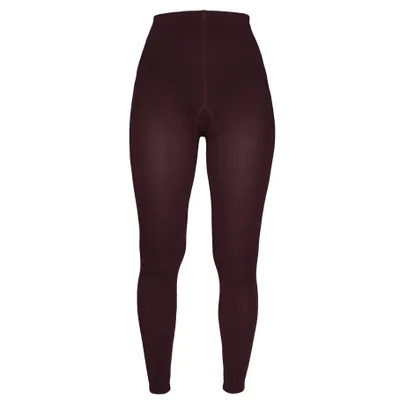 Produktbild von Damen Leggings Einfarbig Rot Bordeaux Größe 50-52