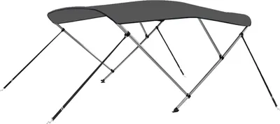 Obrázek produktu pro vidaXL Bimini Top se 3 příčlemi antracit 183x140x137 cm