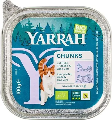 Productafbeelding van Yarrah Kat Alucup Kip Kalkoen  (100 gr)