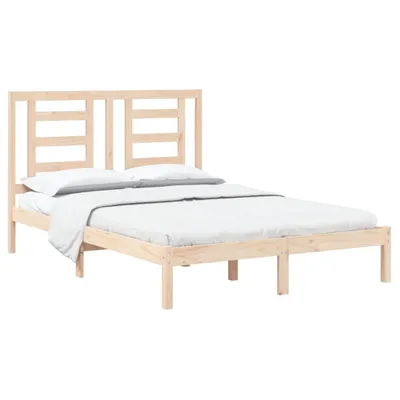 Produktbild von vidaXL Massivholzbett ohne Matratze 140x200 cm Kiefernholz