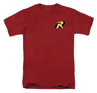 Image de T-shirt Batman, modèle unie pour hommes et femmes, référence TV37029 (taille L), couleur cardinal