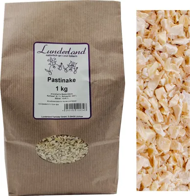 Produktbild von Lunderland Pastinake Raspel 1kg von Lunderland Einzelfuttermittel Hundefutter barf