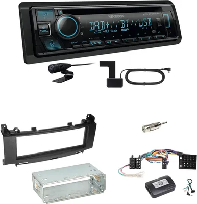 Produktbild von Kenwood KDC-BT560DAB Bluetooth DAB Einbauset für Mercedes A B Klasse W169 W245