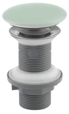 Produktbild von Isvea Waschbecken-Ablauf 5/4", klick-klack, Keramikstopfen, 20-70mm, Mint-Grün