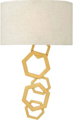 Produktbild von Elstead Moxie Wandleuchte E14 2-fach Sonnenuntergang Gold
