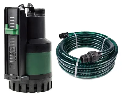 Produktbild von DAB Nova Up 600 M-AE mit Ablaufschlauch 7 Meter - Flachsauger-Tauchpumpe - 13900 L/Std. - 770W - Korngröße 10 mm - Förderhöhe 9,8m - Sensor - Tauchpumpe