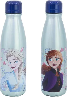 Produktbild von Disney Die Eiskönigin Elsa Anna Kinder Alu Trinkflasche Flasche 600 ml