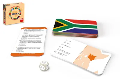 Obrázek produktu pro Poznej vlajky Afrika cestovní společenská hra v krabici 13x13x4cm