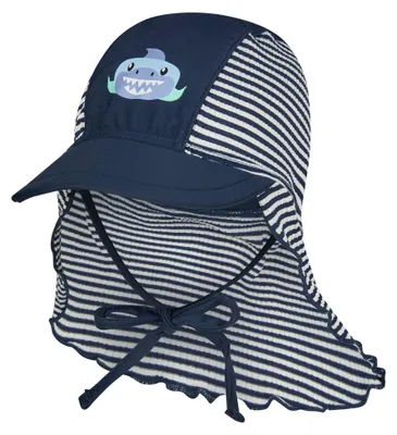 Image de Bonnet de bain Sterntaler avec protection de la nuque « Requin »