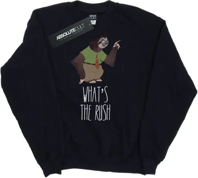 Produktbild von Disney - "Zootropolis What's The Rush" Sweatshirt für Damen BI12211 (L) (Schwarz)