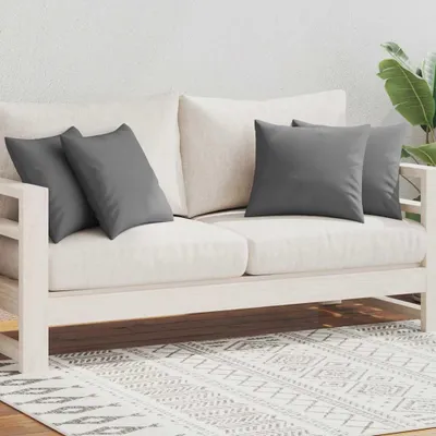 Immagine prodotto di vidaXL Cuscini da giardino 4 pezzi 45 x 45 cm grigio