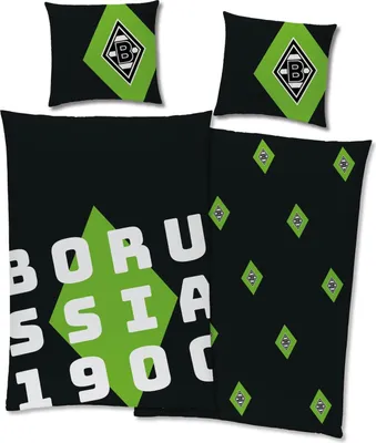 Produktbild von VfL Borussia Mönchengladbach BMG Bettwäsche "Borussia 1900"