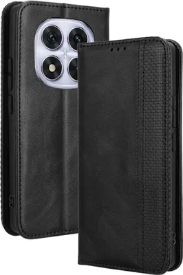 Produktbild von Xiaomi Redmi Note 14 Pro 5G / Pro+ / Poco X7 Hülle - Coverup Vintage Style Klapphülle - Schwarz