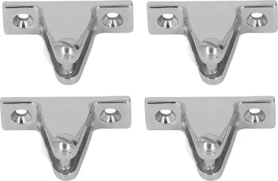 Image de 4Pcs Deck Hinge for Boat 316 Stainless Steel Top Mounting Hardware Awning Fixed Accessories