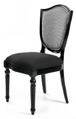 Produktbild von Polsterstuhl Moderne Design Textil Stuhl Schwarz Esszimmer Luxus Möbel