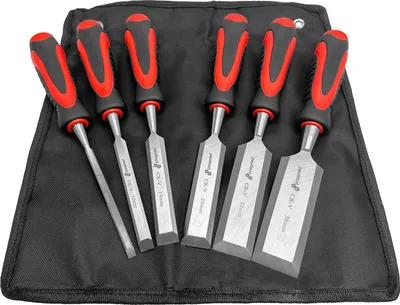 Produktbild von PAULIMOT Stechbeitel-Set 6-teilig, 6 - 38 mm