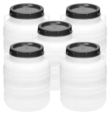 Produktbild von Set 10 Liter Futtertonne BPA-frei Universalfass mit Deckel Regentonne