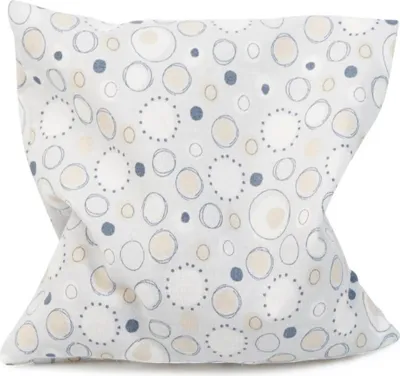 Immagine prodotto di Cuscino con semi d'uva - cerchi blu chiaro 12x12 cm