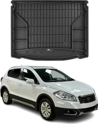 Image de OMAC Bac de coffre en caoutchouc pour Suzuki SX4 S-Cross 2013-2018 TPE noir supérieur