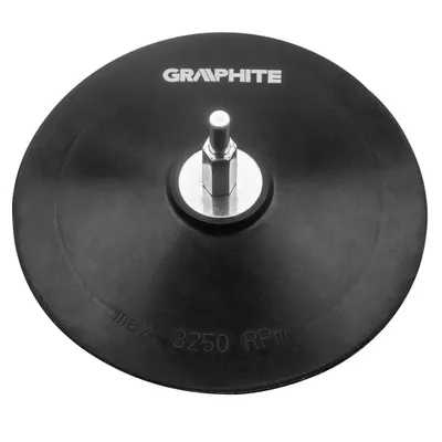 Zdjęcie produktu dla GRAPHITE Tarcza elastyczna z rzepem 125 mm, stała