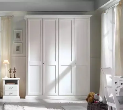 Produktbild von Kleiderschrank Schrank Art déco Stil Holz Möbel Klassische Schlafzimmer