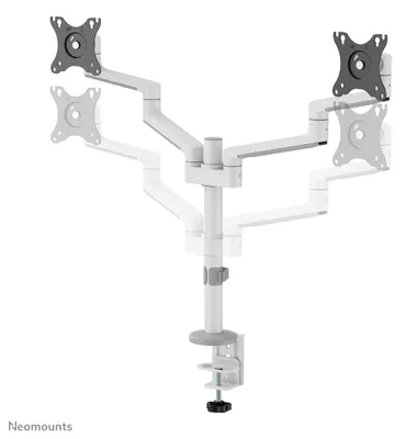 Immagine prodotto di Neomounts DS60-425WH2 Neomounts Monitor-Halterung weiß für 2 Monitore, Tischklemme