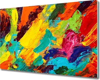 Produktbild von Coloray Hackbrett Küchenbrett Kochplattenabdeckung Schneidebrett Herdabdeckplatte 80x52 cm - bunte Farbe