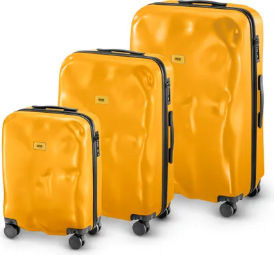 Zdjęcie produktu dla Zestaw walizek Crash Baggage Icon rozmiar L/M/S - żółty