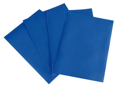 Image de Lampa kit 4 patchs adhésifs pour bâche de camion - Bleu