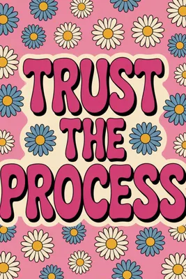 Produktbild von Plakat 40x60cm Motivationsaffirmation Retro Vintage Für das Wohnzimmer Trust
