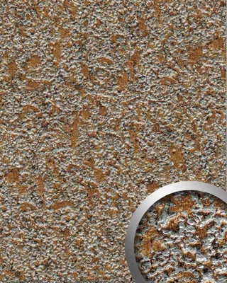 Produktbild von WallFace 28894 LAVA Wandpaneel Stein Optik Design kupfer-braun grau | 2,60 qm