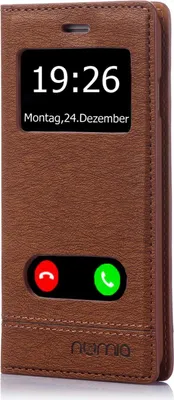 Produktbild von Sony Xperia Z5 premium numia Bookstyle Fenster Braun