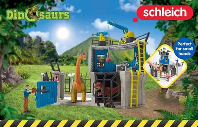 Produktbild von schleich Dinosaurs 41462, Dinosaurs and volcano, Research station, 4 Jahr(e), Mehrfarbig, Kunststoff