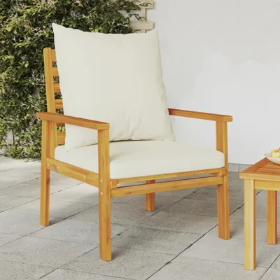 Produktbild von Gartensessel 2 Stk. mit Kissen Massivholz Akazie - Gartenstühle 366375