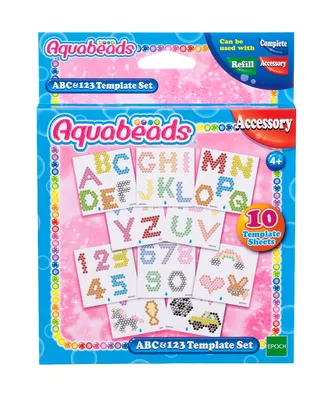 Produktbild von Aquabeads Zubehör ABC & 123 Motiv-Vorlagen