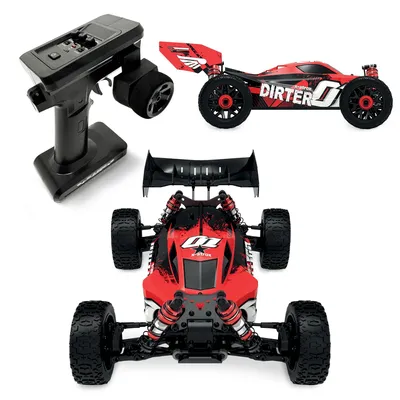 Obrázok produktu pre Overmax X-Atrox, diaľkovo ovládané auto v mierke 1:14, 4x4, s maximálnou rýchlosťou 50 km/h, frekvencia 2,4 GHz, batéria Li-Po 1800 mAh, vhodné do náročného terénu (štadiónové vozidlo). Dodáva sa pripravené na okamžité použitie (RTR)