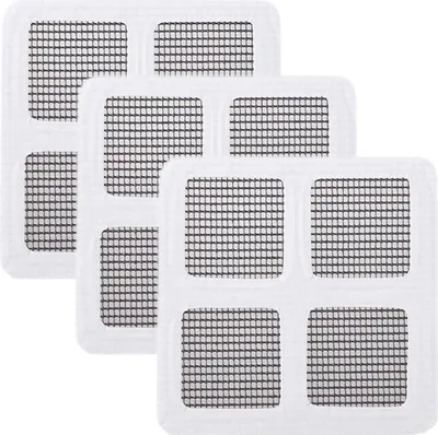 Produktbild von 3-teiliges Fenstergitter-Reparaturset, starkes selbstklebendes Reparaturband, Netzband zum Abkleben von Rissen an Fenstern und Türen