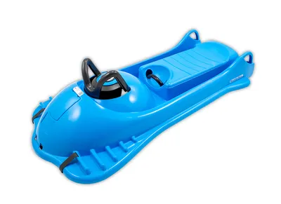 Zdjęcie produktu dla KHW | Mountain Racer | kolor: iceblue | ergonomiczne siedzisko | solidna konstrukcja | duża prędkość i stabilność | idealny do przygód na śniegu