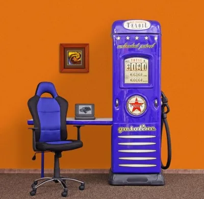 Immagine prodotto di Armadio rosso Mobili per cameretta dei bambini Stazione di servizio Armadio in legno di design