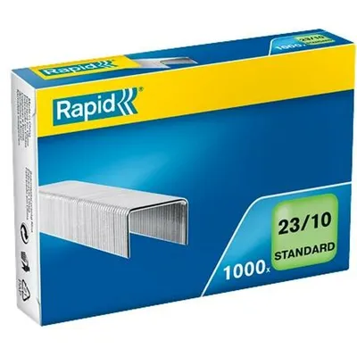 Image de Rapid - Staples 23/10 Galv Standard 1000st | Boîte de 1000 pièces