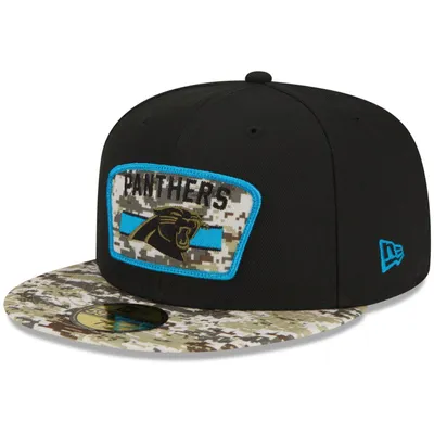 Produktbild von New Era -NFL- Carolina PanthersOn Field 2021 Salute to Service Black 59Fifty Basecap schwarz 7 5/8