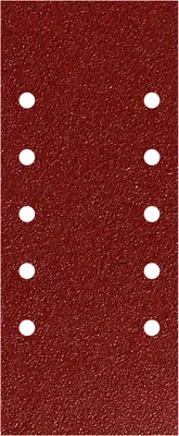 Image de Papier abrasif de rechange avec velcro 115x280 mm. avec 80 trous de grain (10 pièces)